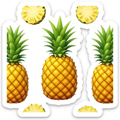 Toilet ananas nasdas sticker