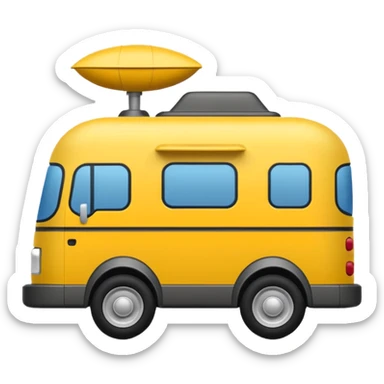 caravane profil, style emoji Discord, design minimaliste, sans texte sticker