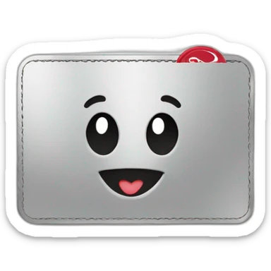 chickfila silver member card holder sticker