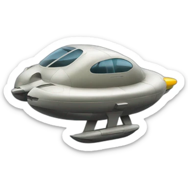 Ovni sur soucoupe volante  sticker