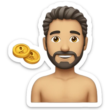 rebanada de pay con un palo sticker