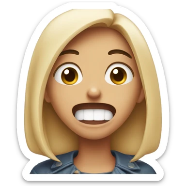 make a screaming in love sticker