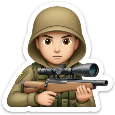 Army sniper  sticker