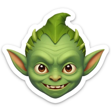 Weird little goblin dude sticker