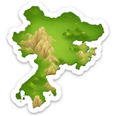 map of vietnam sticker