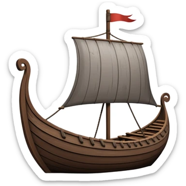Barco vikingo sticker