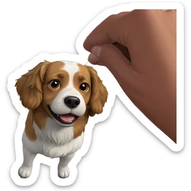 pov of a happy dog sticker