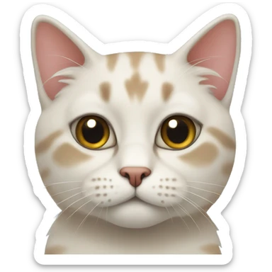 Scottish cat sticker