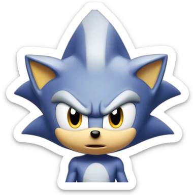 silver sonic sticker