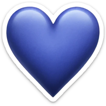 indigo heart sticker