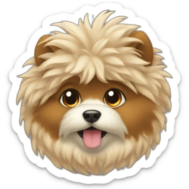 Floofy poopy sticker