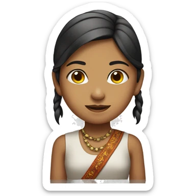 batak indo girl sticker