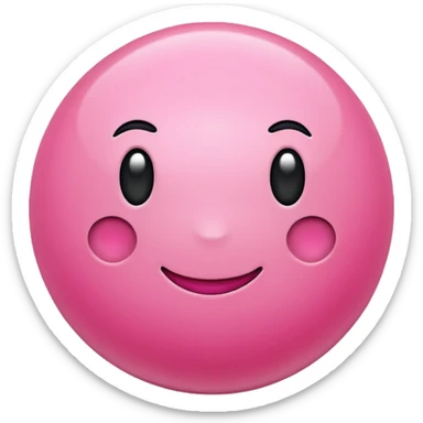 Pink ball  sticker