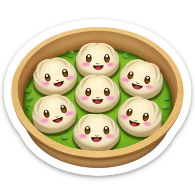 emoji dumplings sticker
