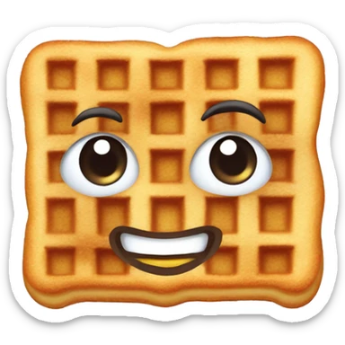 Blushed Waffles sticker