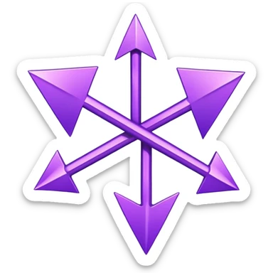 The "Trading Arrow" (Visual)
Instead of the word "FOR," use a custom double-arrow emoji.

Image: Two arrows pointing at each other ↔️ or a circular swap icon 🔄.

Color: Make the arrows Bright Purple. sticker