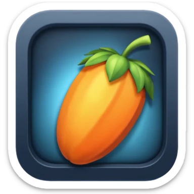 Сделай логотип Fl Studio светящийся sticker