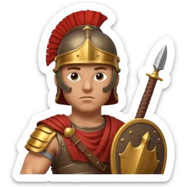 roman soldier sticker