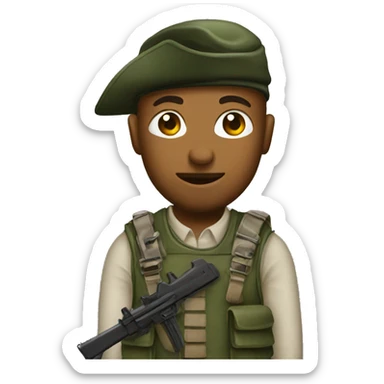 Friendly militia sticker