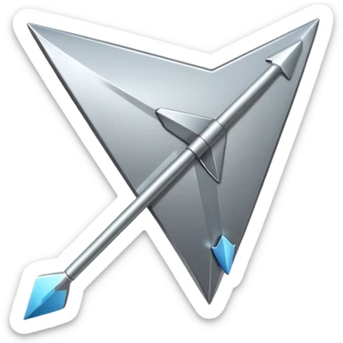 Pointer arrow sticker