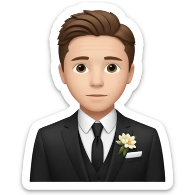 brooklyn beckham at wedding sticker
