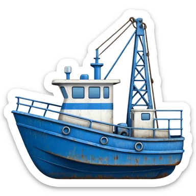 tow boat sticker