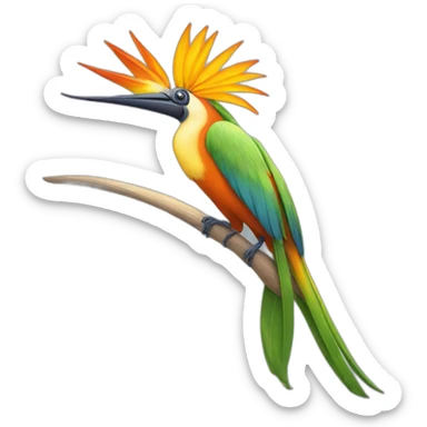 bird-of-paradise-flower sticker