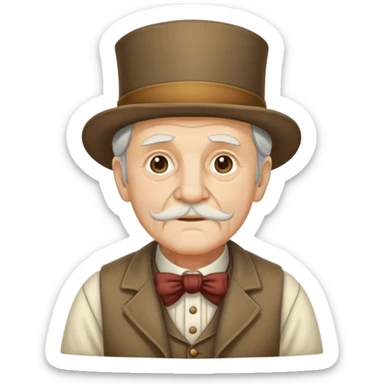 OLD MAN VITAGE 1800'S sticker