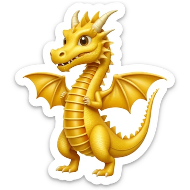 Dragon con cuerpo de pasta canelloni que el cuerpo enga su cuerpo normal con patas sticker