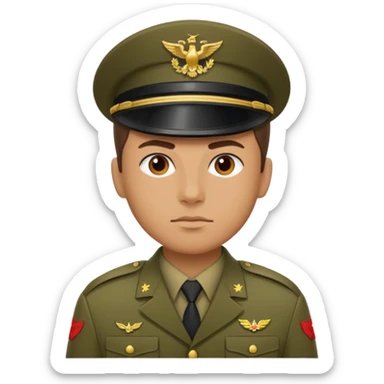 Sargento fuerza armada sticker