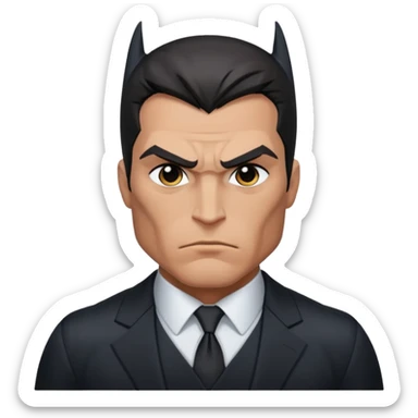 batman begins sticker