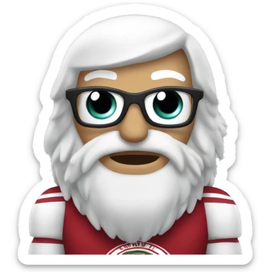 White eagles fan sticker