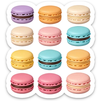 Macarons sticker