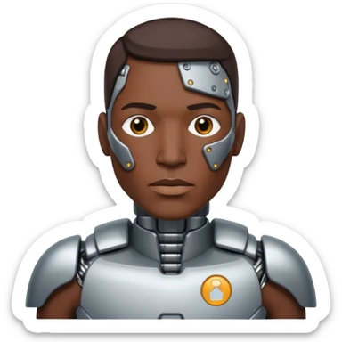 George Floyd Cyborg sticker