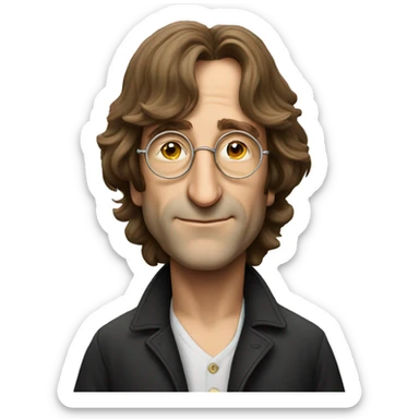A john lennon emoji sticker