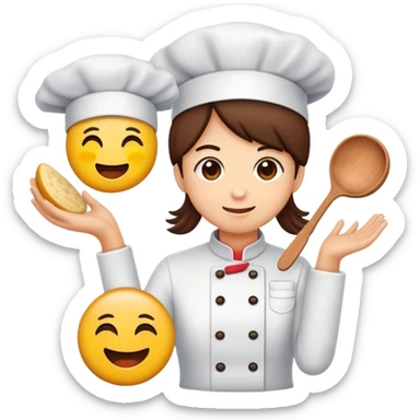 Wajah terdistorsi: Ekspresi yang menunjukkan keterkejutan, terinspirasi dari fitur 'Emoji Kitchen' sticker