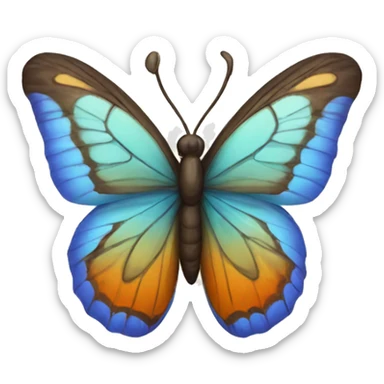 Butterfly sticker
