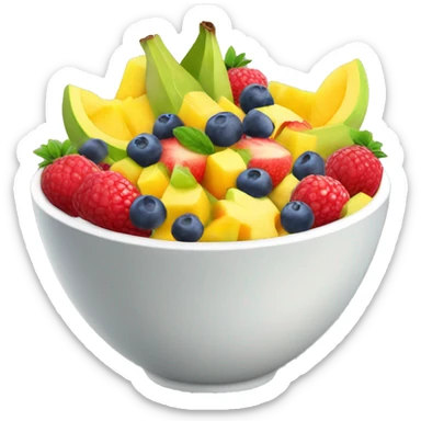Fruit Salad Bowl  sticker