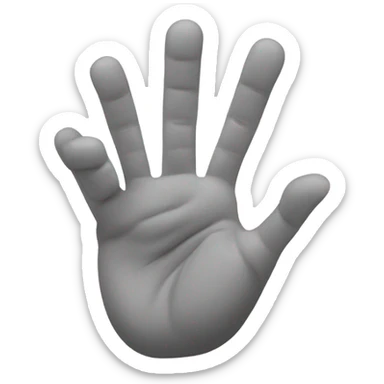 A finger making a come-here gesture sticker