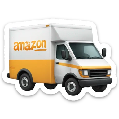 Amazon prime delivery van sticker