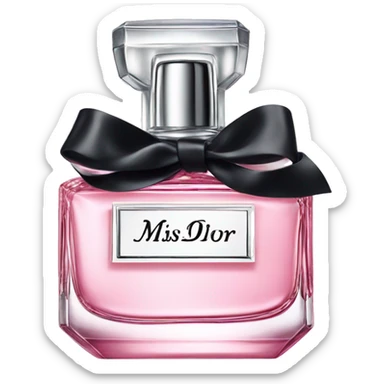 Miss dior perfume sticker