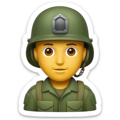 army soldier helmet REMOVE STAR sticker