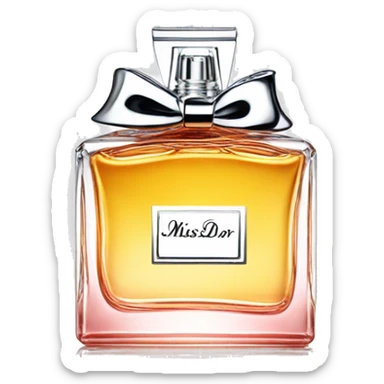 Miss dior perfume sticker