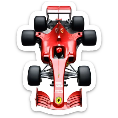 Make a Ferrari f1 car sticker