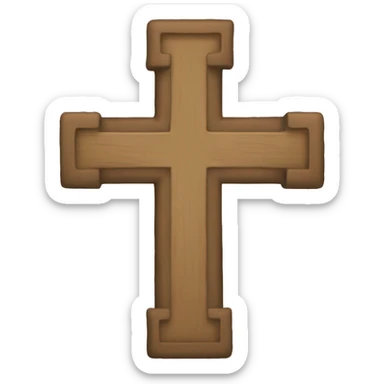Cross sticker