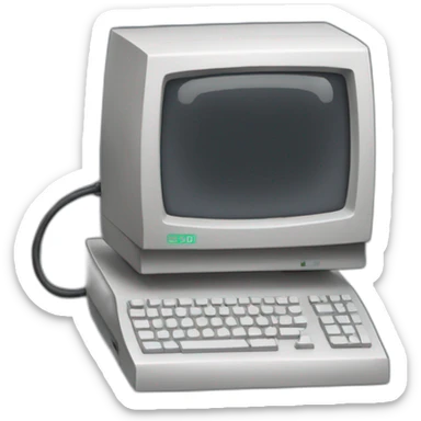 sentient computer sticker