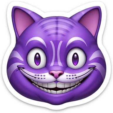 Cheshire Cat Emoji sticker