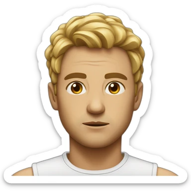 intense gaze sticker