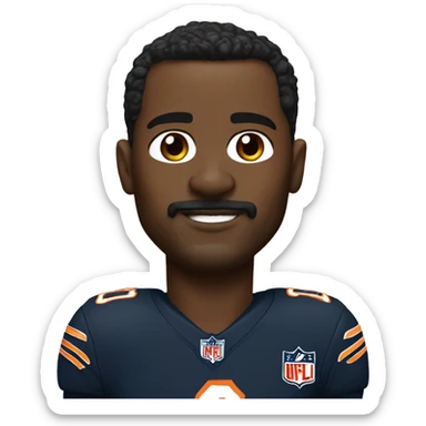 walter payton in uniform sticker