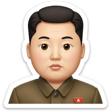 kim jon un sticker